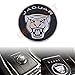 Exotic Store JG-42B 42 MM Metal (not Plastic) Modified Car Gear Shift Knob Cover Emblem Sticker for Jaguar F-Pace XJ XE XF Gear Shift Knob shifter Center Emblem Cover SUPERCHARGED (Black)