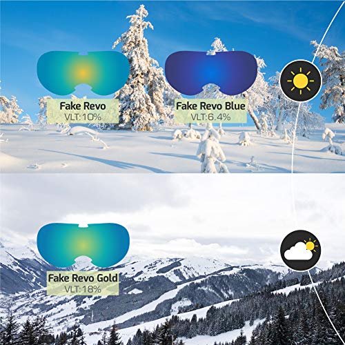 PP PICADOR Kids Ski Goggles, Kid Snow Snowboard Goggles for Boys Girls 4-7 with Over Glasses OTG Design Anti-Fog Lens 100% UV Protection Helmet Compatible(Gradual Pink)