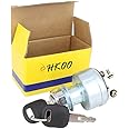 HKOO Caterpillar Ignition Switch with Keys, CAT Starter for Excavators, Dump Trucks, and Other Heavy Equipment - Tornado Heavy Equipment Ignition Switch 9G7641