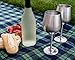 MagJo Stainless Steel Wine Glasses- Highest Quality Stainless Steel (2)
