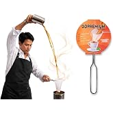 DDPREMIUM Traditional Stainless Steel Reusable Mesh Filter for Thai Tea Filter, Coffee &amp; Loose Leaf Drinks, Thai Tea Strainer Sock 5.5 Inches