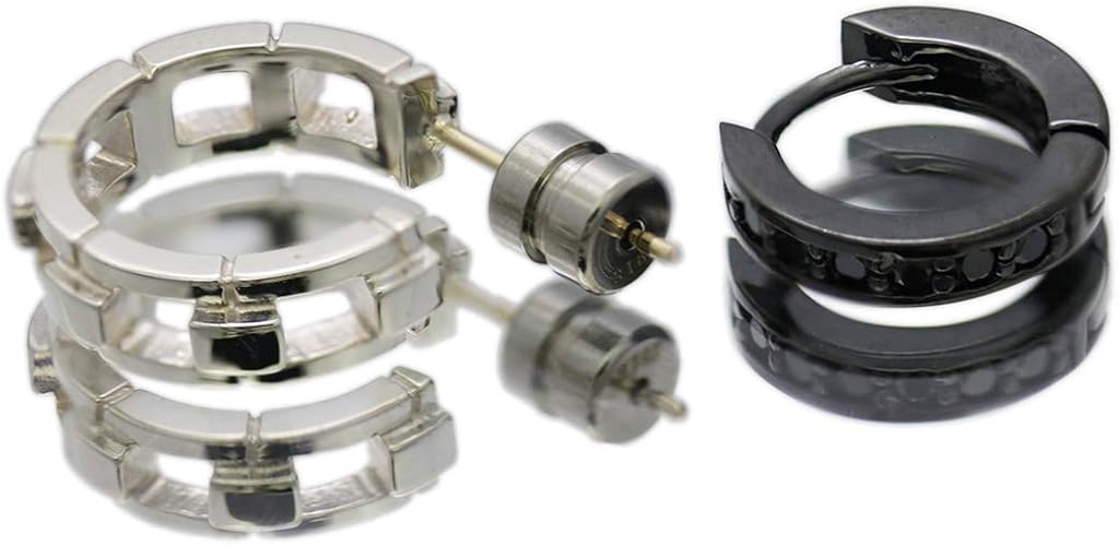 Amazon フープピアス オーラルシガレッツ シルバー ピアス チタン 10金 Az29blk Hce35 ピアス 通販