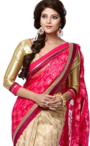 Sharadas Home Women's Heavy Banarasi Jaquard Saree