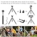 SMILEPOWO Lightweight Mini Tripod and Universal Smartphone Tripod Adapter, Phone Shutter Remote Control for iPhone, Android Phone,Any Smartphone