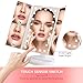 DreamGenius Makeup Mirror Lighted Vanity Mirror with 3X/2X Magnifying Upgraded Led Makeup Mirror with Adjustable Touch Screen