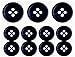 Navy Blue Basic Suit Buttons Set- 11 Pieces