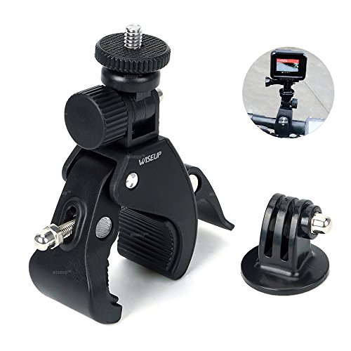 Wiseup™ Motorcycle Bike Quick Release Handlebar Mount Clamp Tripod Adapter for GoPro Hero 4 3+ 3 2 1