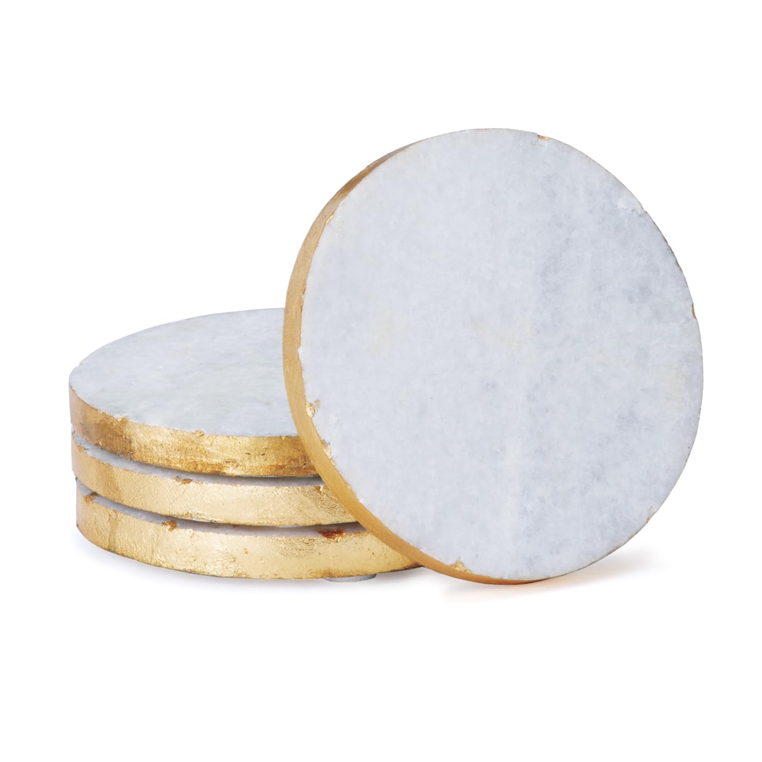 Thirstystone Marble Coasters, 4" x 4" x 1.5", round
