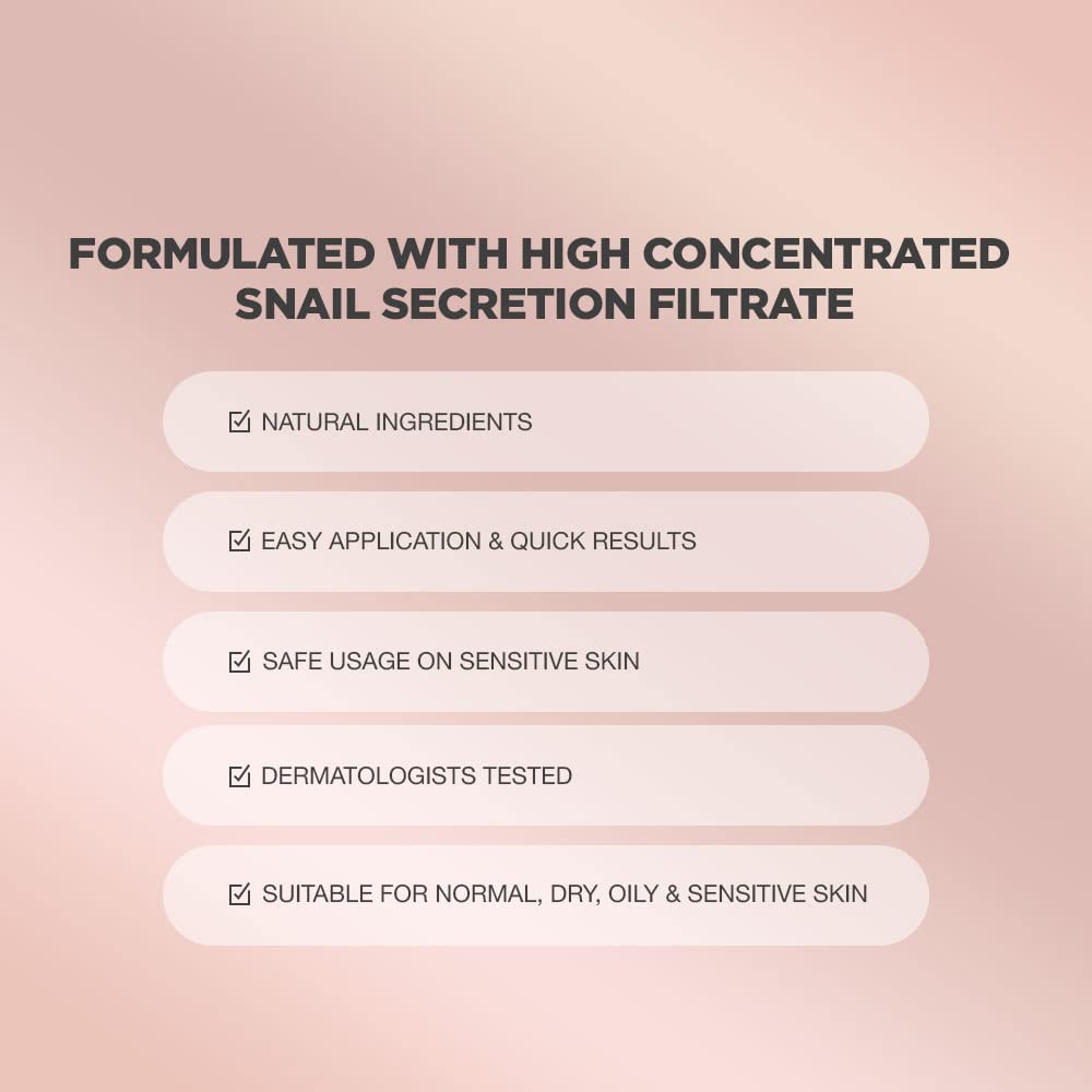 PROOT 96% Snail Mucin Repair Cream | Moisturizer for All Skin Types | Natural Ingredients | 3.38 fl oz