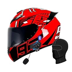 Motorcycle Bluetooth Full Face Helmet, Integrated