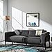 Amazon Brand – Rivet Mid-Century Modern Tripod Standing Floor Lamp with Drum Shade, Bulb Included, 58.25