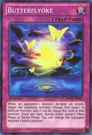 Yu-Gi-Oh! - Butterflyoke (BPW2-EN093) - Battle Pack 2: War of the Giants - Round 2 - 1st Edition - Super Rare