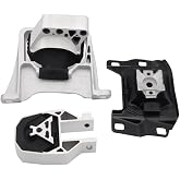 Engine Motor and Transmission Mount Kit Compatible with 2013-2019 Escape | 2.0L Turbocharged Engine &amp; 2013-2019 Escape 2.5L Engine &amp; 2014-2022 Transit Connect 2.5L OE A5631 A5520 A5612 Set of 3