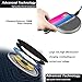 GEEKLIN Fast Wireless Chargers Wireless Charging Pad Quick Charge 5W for iPhone X/iPhone 8/8 Plus/Nexus/Xperia 10W for Galaxy S8/S8+/S7/S7 Edge(AC Adapter Not Included)