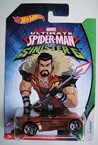 HOT WHEELS MARVEL ULTIMATE SPIDER-MAN VS SINISTER 6 KRAVEN ETTORIUM