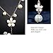 Kerr's Choice Long Chain Necklace with Pendant, Jewelry for Women and Girls Lovely Necklace for Her (white)