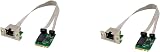 Bcowtte M.2 A+E 2.5G Ethernet Adapter RTL8125B Multi-Gigabit Network Card 2-Pack view 1