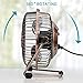 OPOLAR 4 Inch USB Small Desk Fan, Ultra-Quiet Design, with 360 Rotation, 3.8 ft Cable, Portable Cooling for Home & Office,Brown