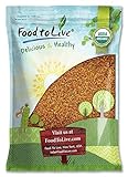 Organic Clover Sprouting Seeds by Food to Live (Great for Sprouts, Microgreens, Gardening, Food Storage, Seeds in Bulk to Plant, Non-GMO, Kosher, Yellow Blossom Sweetclover) — 5 Pounds