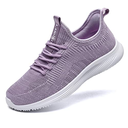 Lamincoa Women's Walking Tennis Shoes Memory Foam Athletic Lightweight Breathable Mesh Running