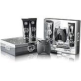 New Brand Prestige Extasia Black for Men - 4 Pc Gift Set 3.3oz EDT Spray, 4.3oz Shower Gel, 4.3oz After Shave, 0.67oz EDT Spray