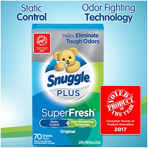 image for Snuggle Plus Super Fresh Fabric Softener Dryer Sheets with Static Cont