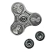 Feibi Aluminum/Zinc Alloy Fingertip gyro Hand spinner Toy Hand Spinner Finger Spinner Fidget Spinners Gyro EDC Focus Toy (Silver-one cent)