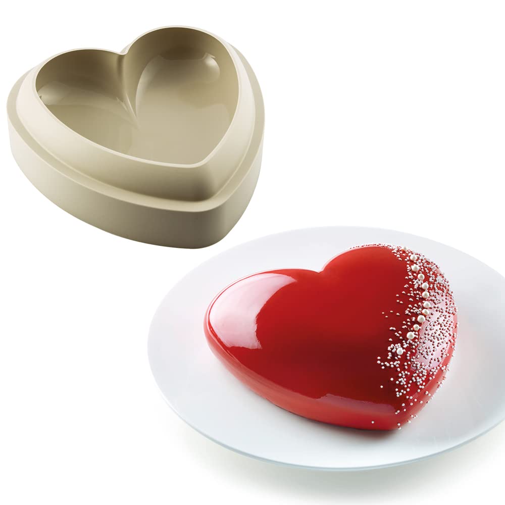 3D heart baking moulds