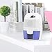 hysure 500ml Electric Dehumidifier, Removes Humidity 250ml per day, 500ml Detachable Water Tank, LED Indicator, Automatic, Efficient, Portable, Quiet, No Need Refill (White 2)