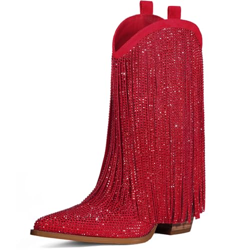 HICLOTSA Cowboy Boots