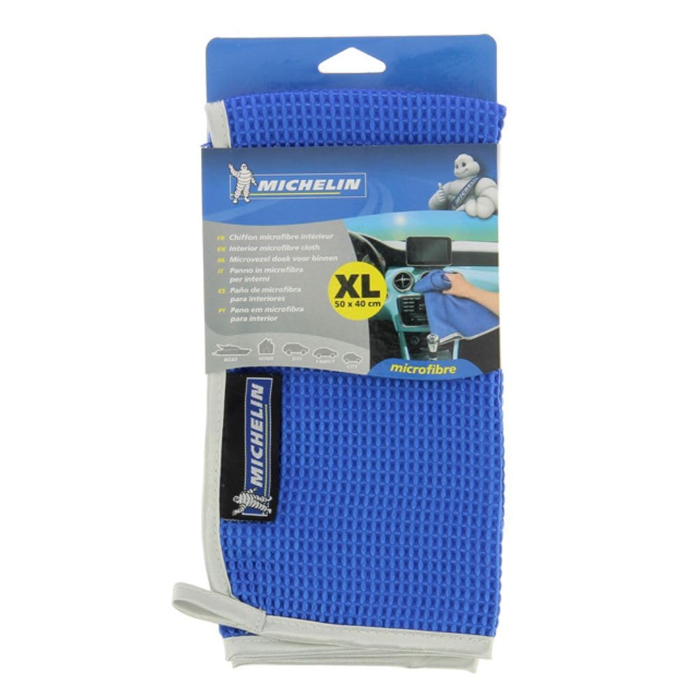 Michelin 009480 Microfibre Cloth for Car Interior, XL