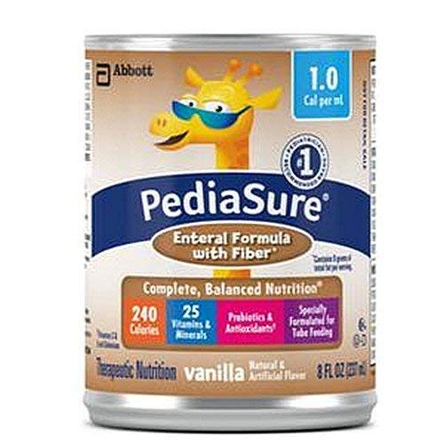 Pediasure Nutritional Supplement with Fiber ( PediaSure, W/Fiber, Vanilla, 8oz Cans, Enteral ) Case of 24 Pediasure Nutritional Supplement with Fiber ( PediaSure, W/Fiber, Vanilla, 8oz Cans, Enteral ) Case of 24