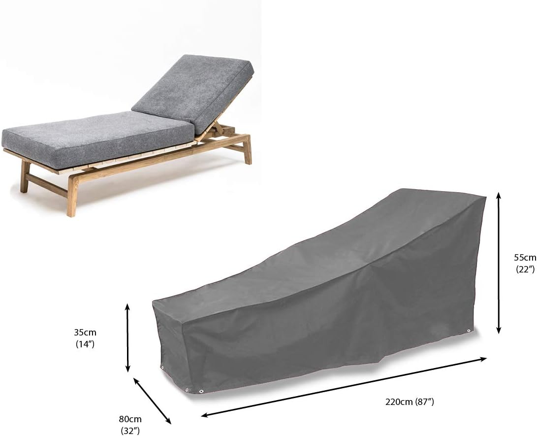 Bosmere U525 Patio-Set Abdeckhaube 'Thunder Grey' – Für 4-Sitzer Rechteckige Sitzgruppen, Wetterfest