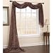 Leopard Sheer Curtains, 59 inches wide by 216" long scarf topper