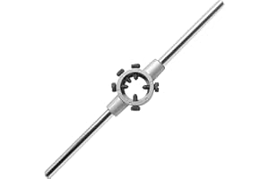 Kyuionty Die Stock Handle Wrench M12 - M14 Metric Round Die Holder, 38mm/ 1-1/2 Inch Diameter