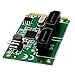 2 Port Mini PCIe to SATA III Controller Card AsMedia ASM1061 Chipset