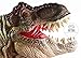 AomoriHaba Japan 3D Soft Large Rubber TRex Handpuppets - Tyrannosaurus Rex Dinosaur Head Dino Hand Puppet for Kids/Adults (Free Sticker)