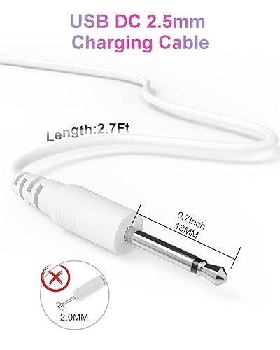 Bicmice USB DC Charging Cable DC Charger Cord