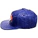 DC Comics Superman 3D Logo Blue Faux Leather Snapback Baseball Hat