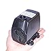 740GPH Ultra Quiet 2800L/H 55W Submersible Water Pump with 8.5ft High Lift for Fountains, Hydroponics, Ponds, Aquariums, Fish Tank