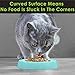 CatGuru NEW Premium Whisker Stress Free Cat Food Bowl, Reliefs Whisker Fatigue, Wide Cat Dish, Non Slip Cat Feeding Bowls, Shallow Cat Bowls, Non Skid Pet Bowls For Cats, Oval, Aruba