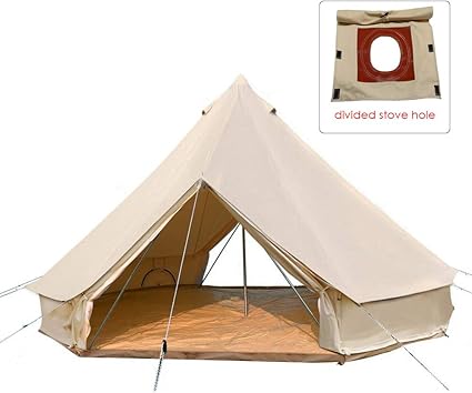 Amazon Com Playdo 4m Waterproof Glamping 2 Doors Cotton Canvas