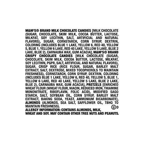 M&M's Milk Chocolate Sweet & Salty Snack Mix, 4.0 Ounce (Pack of 8)