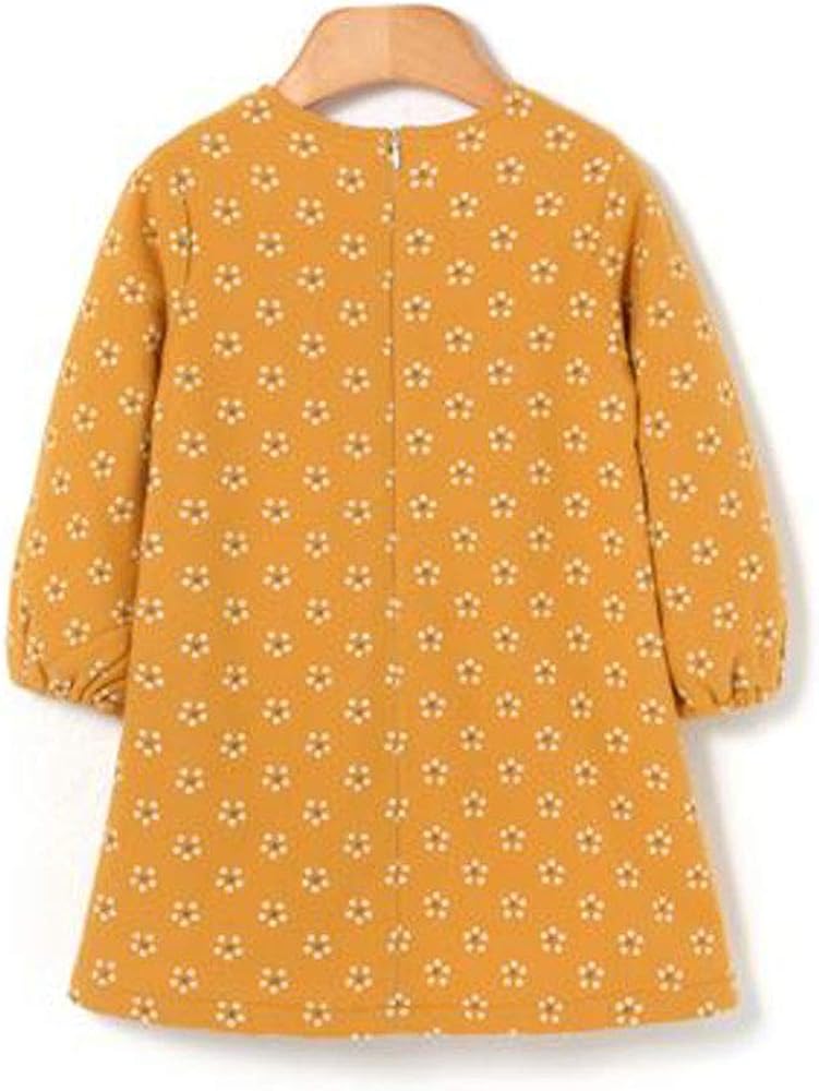 little girl mustard yellow dress