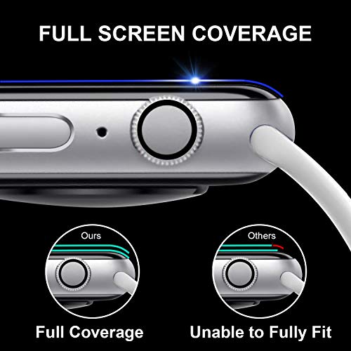 Youmaofa Screen Protector Matte voor Apple Watch 38mm Serie 3/2/1, (3 Pack) Aottom 3D Gebogen Randen Volledige Dekking… - Afbeelding 7
