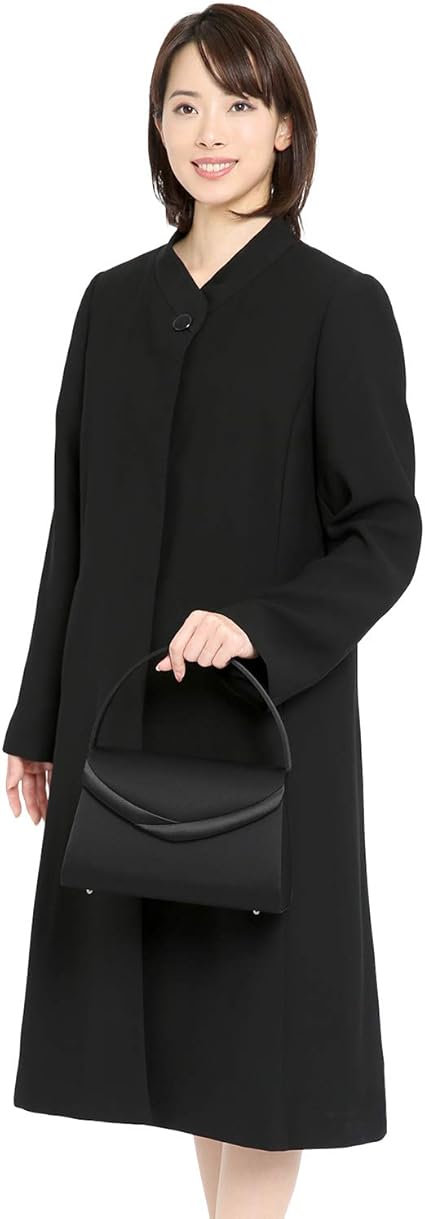 Amazon ニナーズ フォーマルコート レディース 冬 ライナー付き 日本製生地 撥水加工 ロング丈 大きいサイズ ブラックフォーマル 女性用 ママ 母 入学式 卒業式 春 秋 Fc 1300 コート ジャケット 通販