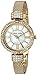 Anne Klein Women's AK/2844GBST Swarovski Crystal Accented Gold-Tone Mesh Bracelet Watch and Bangle Set