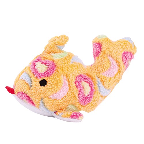Zanies Sea Charmer Dog Toys, Orange Fish, 7