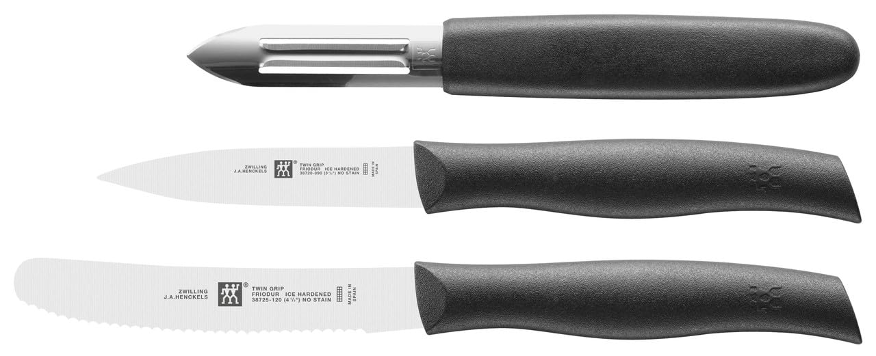 ZWILLING 38738-000-0 TWIN Grip Set of knives, 3 pcs. Silver/Red 48 x 38 x 28 cm