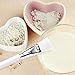 PHILEEX Facial Mask Brush, Soft Bristled with Wood Handle and Aluminum Base, White
